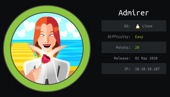 HTB Admirer Write-Up