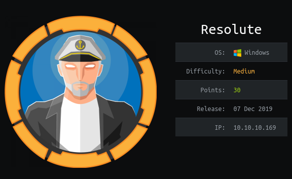 HTB Resolute Write-Up